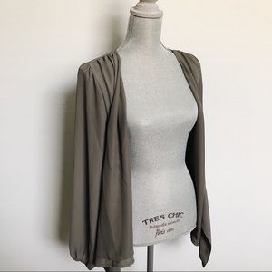 F21 Olive Green Cardigan